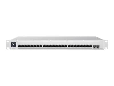 Ubiquiti UniFi Enterprise XG 24 - Switch - L3 - Administrerad - 24 x 100/1000/2.5G/5G/10GBase-T + 2 x 25 Gigabit SFP28 (uppåtlänk) - rackmonterbar -