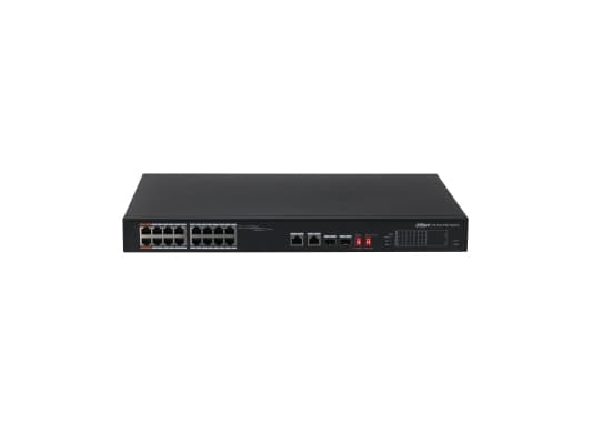 Dahua Techn-ogy PoE DH-PFS3218-16ET-135, Unmanaged, L2, Gigabit Ethernet (10/100/1000), Gigabit Ethernet, Power over Ethernet (PoE), telineasennus