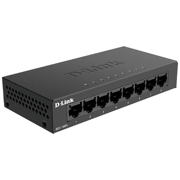 D-Link DGS-108GL/E Nätverks-switch 8 Port 1 GBit/s