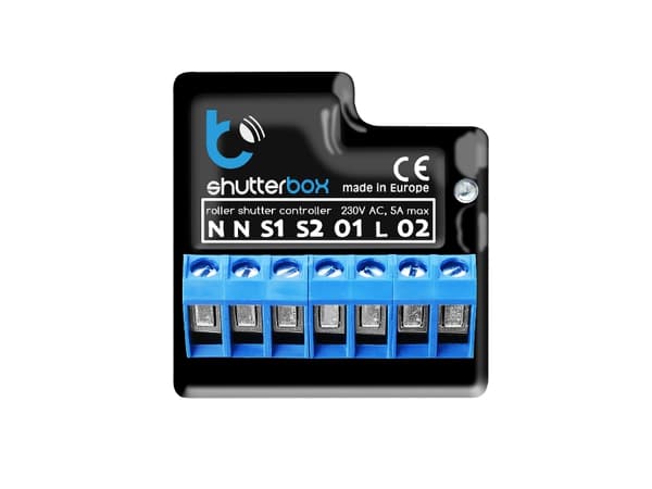 Blebox shutterBox - V2 - rullelukkerkontroll - trådløs - 802.11g - 2.4 Ghz