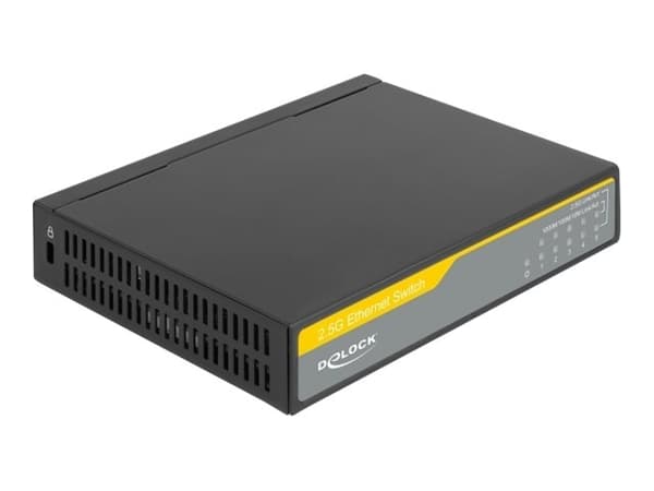 Delock - Switch - 5 x 10/100/1000/2.5G - skrivbordsmodell