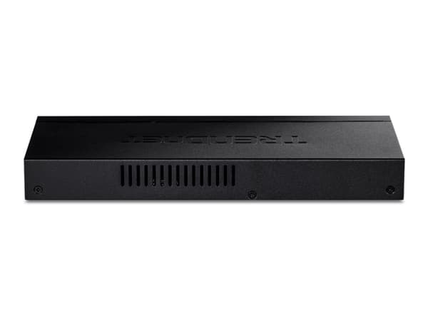TRENDnet TPE TG380 - Switch - ohanterad - 8 x 10/100/1000/2.5G (PoE+) - skrivbordsmodell, väggmonterbar - PoE+ (100 W) - TAA-kompatibel