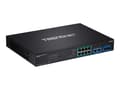 Miniatyrbild 1 av 5: TRENDnet TPE 3012LS - Switch - smart - 8 x 10/100/1000 (PoE+) + 2 x kombinations-Gigabit SFP - rackmonterbar - PoE+ (110 W) - TAA-kompatibel