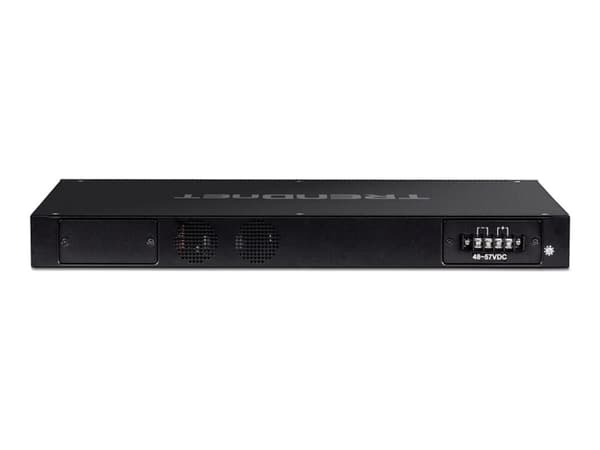 TRENDnet TI-RP262I - Industriell - switch - Administreret - 24 x 10/100/1000 (PoE+) + 2 x SFP - monterbar på stativ - PoE+