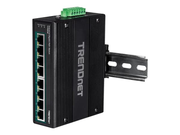 Trendnet TI-PG80B, Gigabit Ethernet (10/100/1000), Täysin kaksipuolinen, Power over Ethernet -tuki, Seinäkiinnitteinen