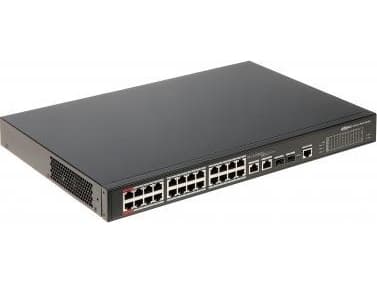 Dahua Technology PoE DH-PFS4226-24ET-360-V3, Håndtert, L2, Gigabit Ethernet (10/100/1000), Strøm over Ethernet (PoE), Rack-montering