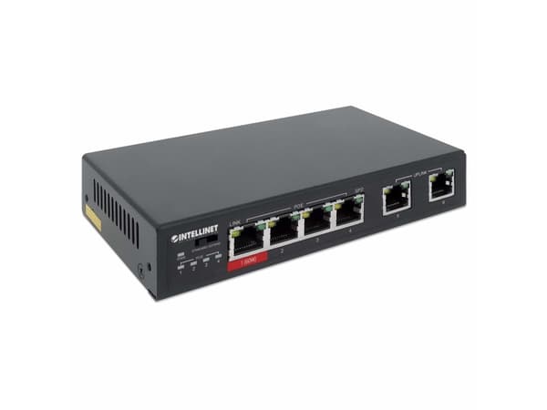 Intellinet 561686, Fast Ethernet (10/100), Strömförsörjning via Ethernet (PoE) stöd