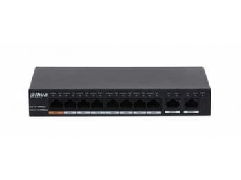Dahua Technology PoE DH-PFS3010-8GT-96, Ohanterad, Gigabit Ethernet (10/100/1000), Strömförsörjning via Ethernet (PoE) stöd