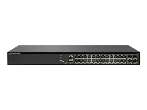 Lancom Systems GS-4530XP, Hallittu, L3, 2.5G Ethernet (100/1000/2500), Power over Ethernet -tuki, Telineasennus, 1U musta