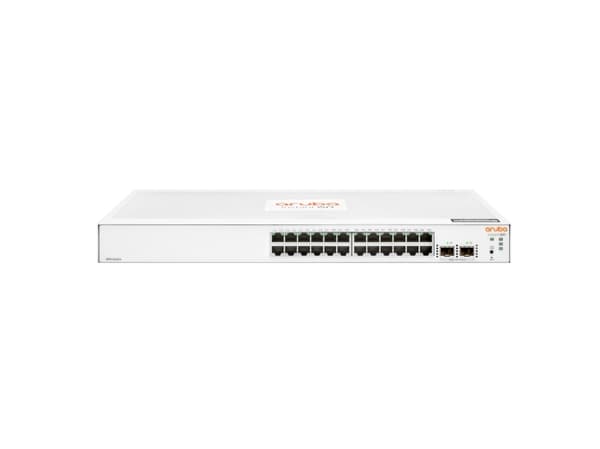 HPE Networking Instant On 1830 24G 2SFP Switch - Switch - smart - 24 x 10/100/1000 + 2 x Gigabit SFP - stationär, rackmonterbar