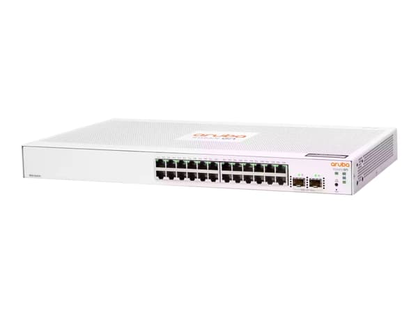 HPE Networking Instant On 1830 24G 2SFP Switch - Switch - smart - 24 x 10/100/1000 + 2 x Gigabit SFP - stationär, rackmonterbar