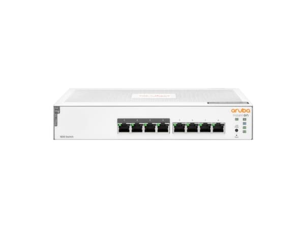 HPE Networking Instant On 1830 8G 4p Class4 PoE 65W Switch - Switch - smart - 4 x 10/100/1000 + 4 x 10/100/1000 (PoE+) - stationär, rackmonterbar - P