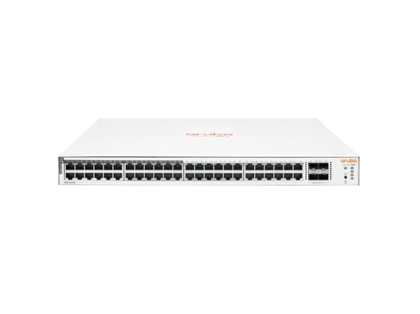 HPE Networking Instant On 1830 48G 24p Class4 PoE 4SFP 370W Switch - Switch - smart - 24 x 10/100/1000 + 24 x 10/100/1000 (PoE+) + 4 x Gigabit SFP -