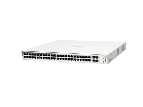 HPE Networking Instant On 1830 48G 24p Class4 PoE 4SFP 370W Switch - Switch - smart - 24 x 10/100/1000 + 24 x 10/100/1000 (PoE+) + 4 x Gigabit SFP -