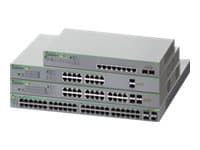 Allied Telesis AT GS950/18PS V2 - Switch - smart - 16 x 10/100/1000 (PoE+) + 2 x 1000Base-X - stasjonær, rackmonterbar, veggmonterbar - PoE+ (185 W) Grå