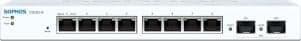 Sophos CS101-8 - Kytkin - Hallittu - 8 x 10/100/1000 + 2 x Gigabit SFP - työpöytä, seinään kiinnitettävä