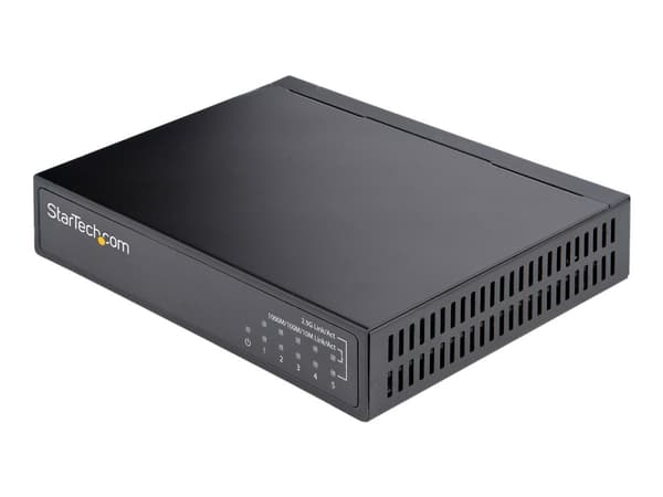 StarTech.com DS52000, Hallitsematon, 2.5G Ethernet (100/1000/2500), Täysin kaksipuolinen, Seinäkiinnitteinen