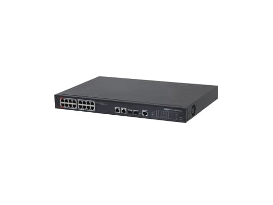 Dahua Technology PoE PFS4218-16ET-240, Ohanterad, Gigabit Ethernet (10/100/1000), Strömförsörjning via Ethernet (PoE) stöd