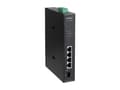 Miniatyrbild 3 av 5: Edimax IGS-1105P - Switch - 4 x 10/100/1000 (PoE+) + 1 x Gigabit SFP - DIN-skenmonterbar, väggmonterbar - PoE+ (120 W)