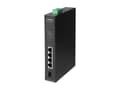Miniatyrbild 2 av 5: Edimax IGS-1105P - Switch - 4 x 10/100/1000 (PoE+) + 1 x Gigabit SFP - DIN-skenmonterbar, väggmonterbar - PoE+ (120 W)