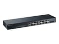 Miniatyrbild 2 av 5: Zyxel GS1900-24 - Switch - smart - 24 x 10/100/1000 + 2 x gigabit SFP (upplänk) - skrivbordsmodell, rackmonterbar