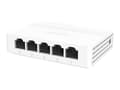 Miniatyrbild 2 av 5: Hikvision Value Series DS-3E0505D-E - Switch - ohanterad - 5 x 10/100/1000 - skrivbordsmodell