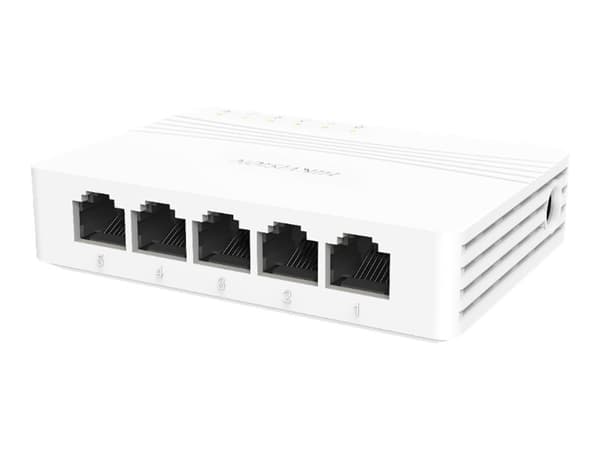 Hikvision Value Series DS-3E0505D-E - Switch - ohanterad - 5 x 10/100/1000 - skrivbordsmodell
