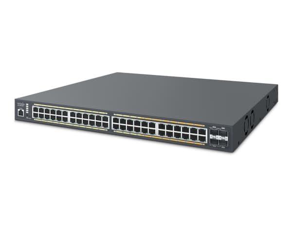 EnGenius CloudSwitch MGPlus 48 Full PoE, Managed, L2+, Gigabit Ethernet (10/100/1000), Full duplex, Power over Ethernet (PoE), Rack mounting
