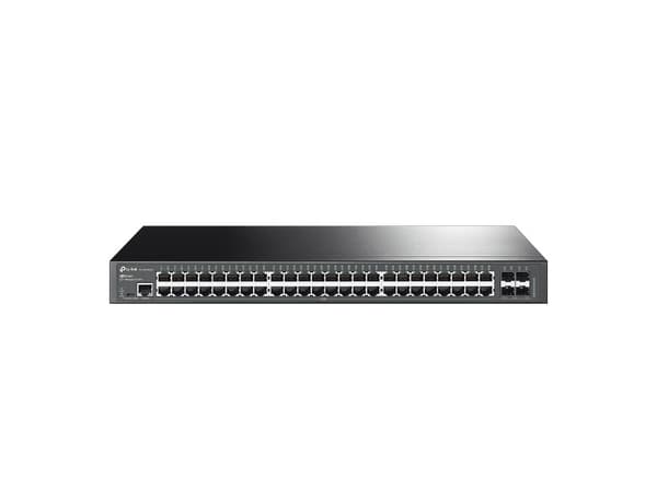 TP-Link TL-SG3452X, Managed, L2+, Gigabit Ethernet (10/100/1000), monterad på stativ, 1U