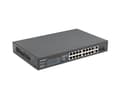 Miniatyrbild 4 av 5: Lanberg RSFE-16P-2C-150 - Switch - ohanterad - 16 x 10/100 (PoE+) + 2 x combo Gigabit SFP/RJ-45 (upplänk) - rackmonterbar - PoE+ (150 W)