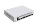Miniatyrbild 4 av 5: MikroTik CRS310-1G-5S-4S+IN - Switch - L3 - 5 x Gigabit SFP + 4 x 10 Gigabit SFP+ + 1 x 10/100/1000 - skrivbordsmodell, rackmonterbar - PoE+ - Likstr