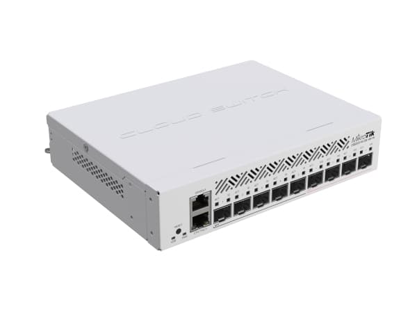 MikroTik CRS310-1G-5S-4S+IN - Switch - L3 - 5 x Gigabit SFP + 4 x 10 Gigabit SFP+ + 1 x 10/100/1000 - skrivbordsmodell, rackmonterbar - PoE+ - Likstr