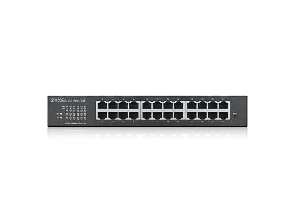 Zyxel GS1900 Series GS1900-24E - Switch - smart - 24 x 10/100/1000 - rackmonterbar, väggmonterbar - för USG Flex 100
