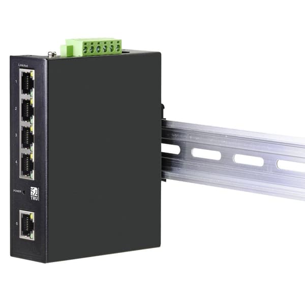 TRU COMPONENTS Industrial Ethernet Switch 1+4 Port 10 / 100 / 1000 MBit/s