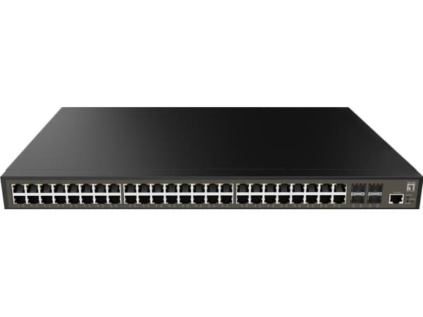LevelOne GEL-5271, Hallittu, L2+, Gigabit Ethernet (10/100/1000), Telineasennus, 1U