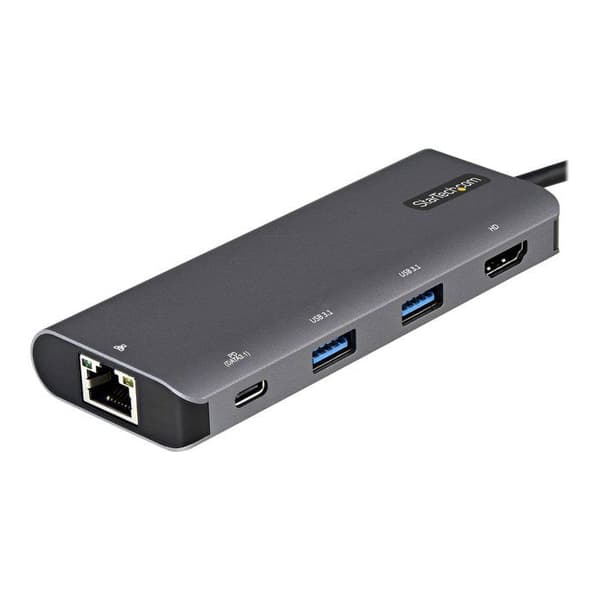 USB-hubb - Startech - DKT31CHPDL - 3 portar - Färg svart - Ethernet RJ-45