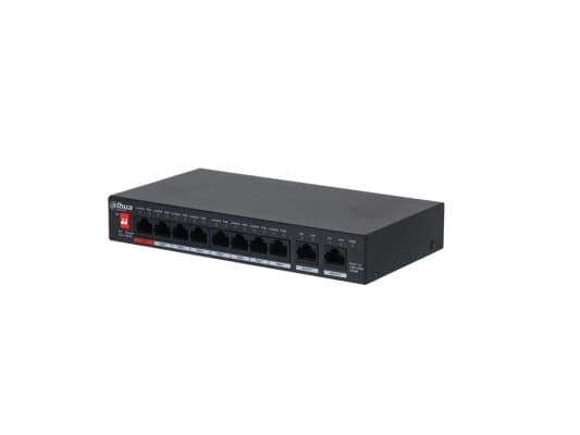 Dahua Technology PoE DH-PFS3010-8GT-96, Ohanterad, Gigabit Ethernet (10/100/1000), Strömförsörjning via Ethernet (PoE) stöd