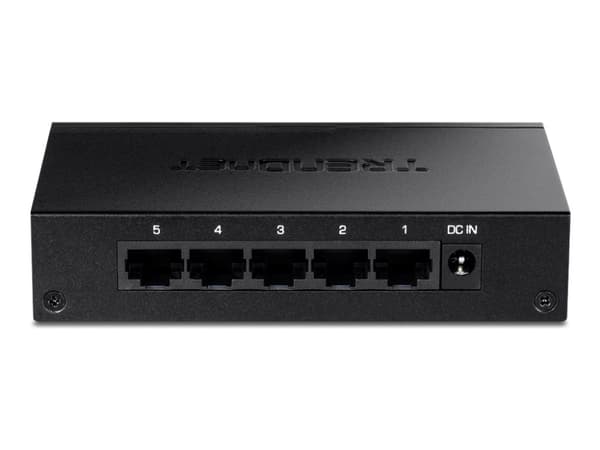 TRENDnet TEG S51 - Switch - 5 x 10/100/1000 - skrivbordsmodell - TAA-kompatibel