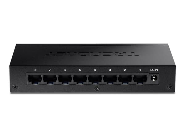 TRENDnet TEG S83 - Switch - 8 x 10/100/1000 - skrivbordsmodell - TAA-kompatibel