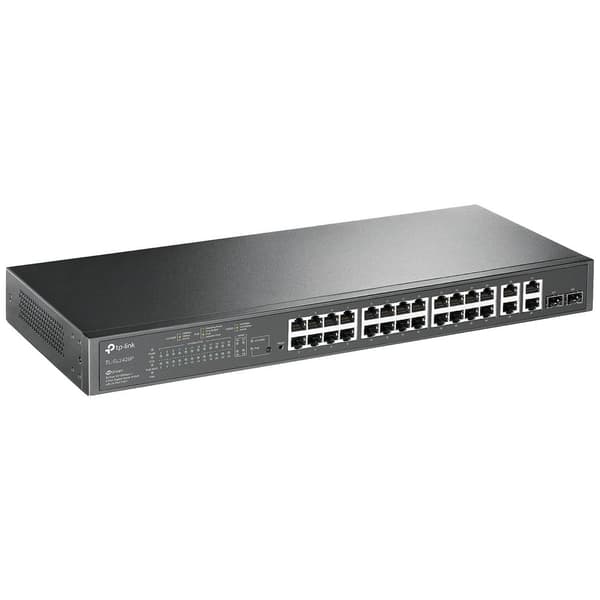 TP-LINK TL-SL2428P Nätverks-switch 26 + 2 Port PoE-funktion
