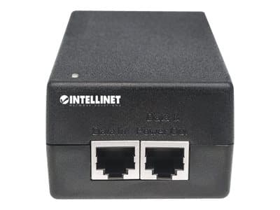 Intellinet Gigabit Ultra PoE+ Injector, 1 x 60 W Port, IEEE 802.3bt and IEEE 802.3at/af Compliant, Plastic Housing - Strøminjektor - AC 100-240 V - 6