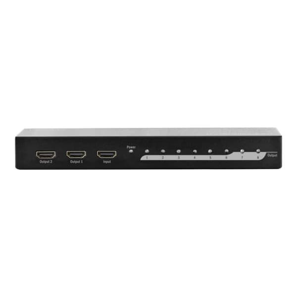 DIGITUS Professional DS-43303 - Video-ljuddelare - 8 x HDMI - Stationär dator