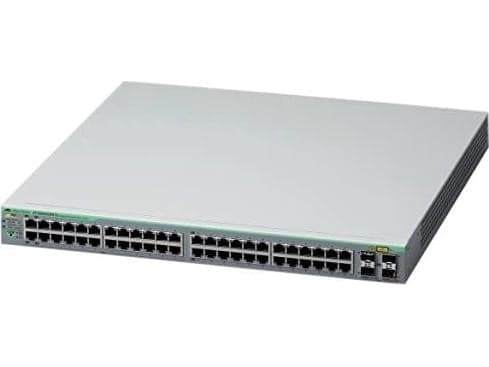 Allied Telesis AT GS950/18PS V2 - Switch - smart - 24 x 10/100/1000 (PoE+) + 24 x 10/100/1000 + 4 x 1000Base-X - skrivbordsmodell, rackmonterbar, väg