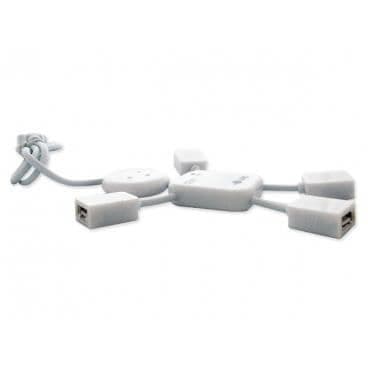 4-ports USB-hubb i form av en man