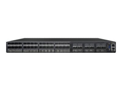 NVIDIA Spectrum-2 SN3420 - Kytkin - L3 - Hallittu - 48 x 25 Gigabitin SFP28 + 12 x 100 Gigabitin QSFP28 - ilmavirta takaa eteen - telineasennettava -