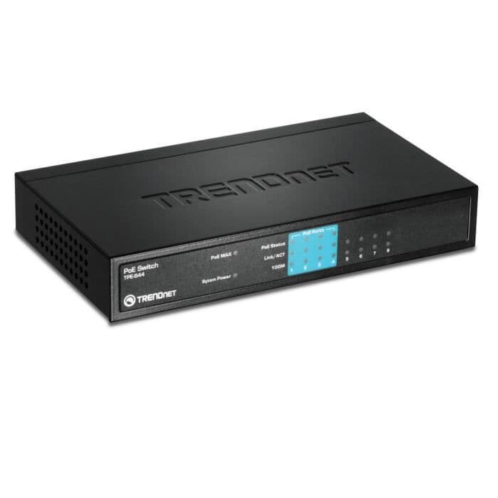 TRENDnet TPE-S44 - 8-portars Ethernet 4+4 PoE Switch