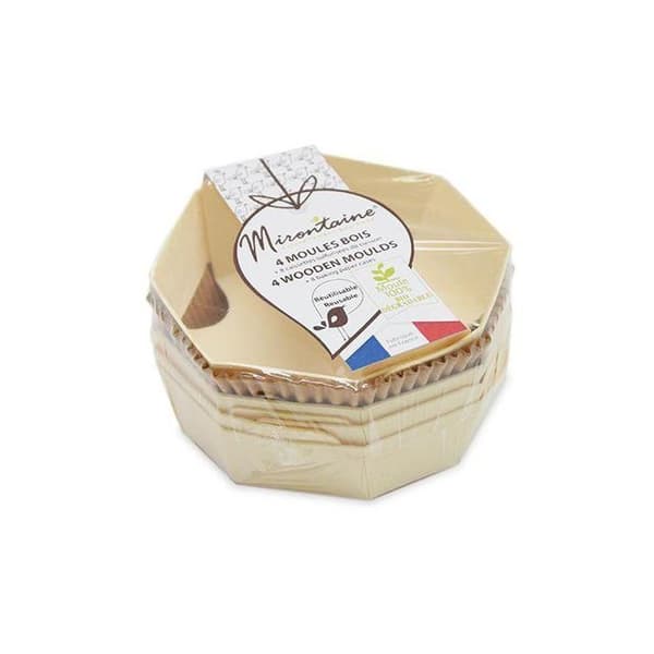 Mini-muffinsformar - Mirontaine - Set om 4 - Svävande formständer - Beige - Lätt att baka