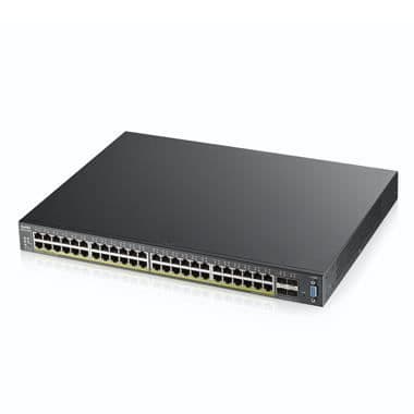 ZYXEL XGS2210-52 48-portars hanterbar Ethernet-switch - 2 lager stöds - Modulär - Fiberoptisk, tvinnat par - 1U hög