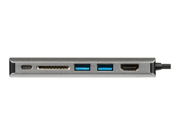 Multiport USB-C-adapter - STARTECH.COM - SD-läsare - HDMI 4K - Power Delivery - 2x USB 3.0