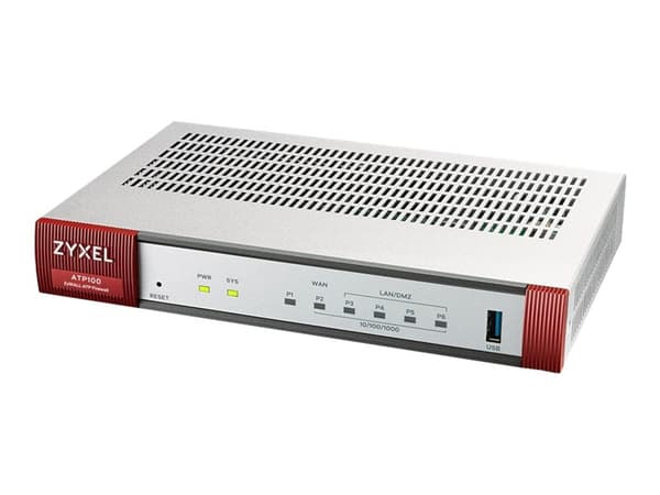 Zyxel ZyWALL ATP100 - Versio 2 - Tietoturvalaitteet - GigE - Pilvihallintainen järjestelmä